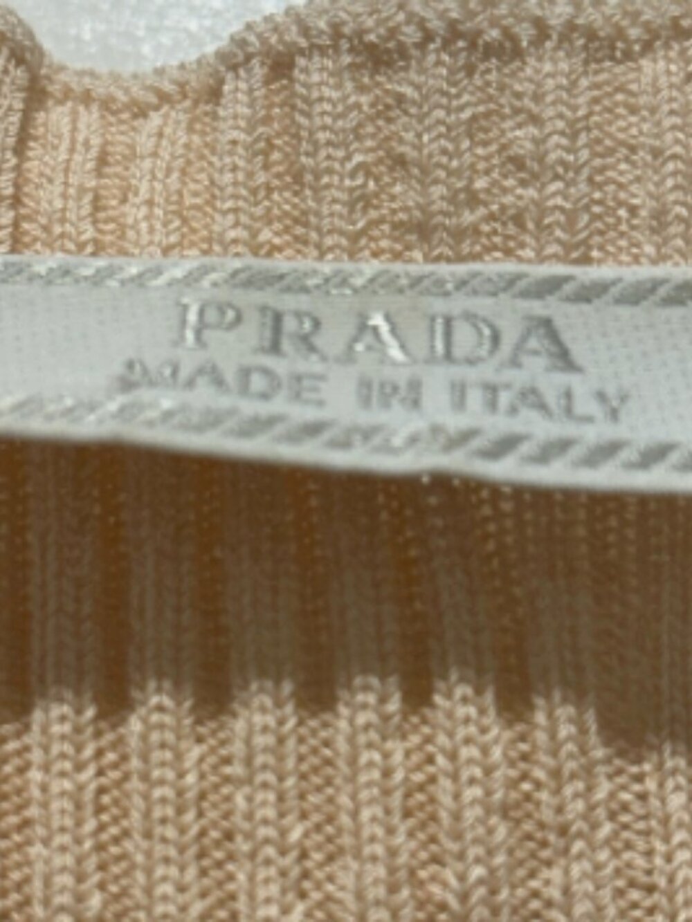 Vintage PRADA Archive Ruched Side Zip Knit Utility Dress IT 46 - Picture 4 of 15